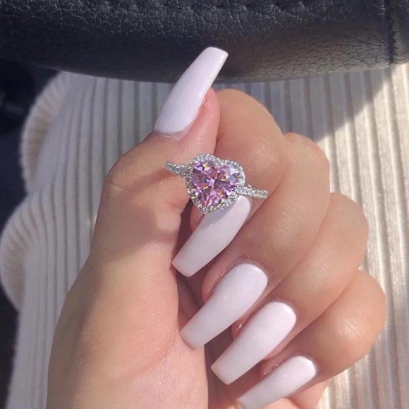 NEW  Sterling Silver Diamond Wedding Engagement Party Ring - Picture 2 of 7